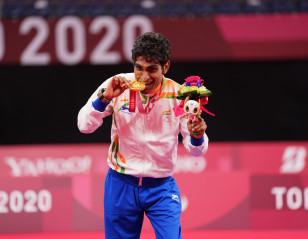 India Honours Para Star Bhagat